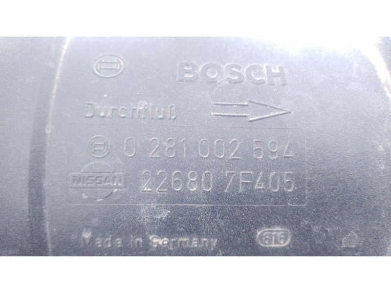 Recambio de caudalimetro para nissan terrano ii (r20) 2.7 tdi 4wd referencia OEM IAM 226807F405 0281002594 
