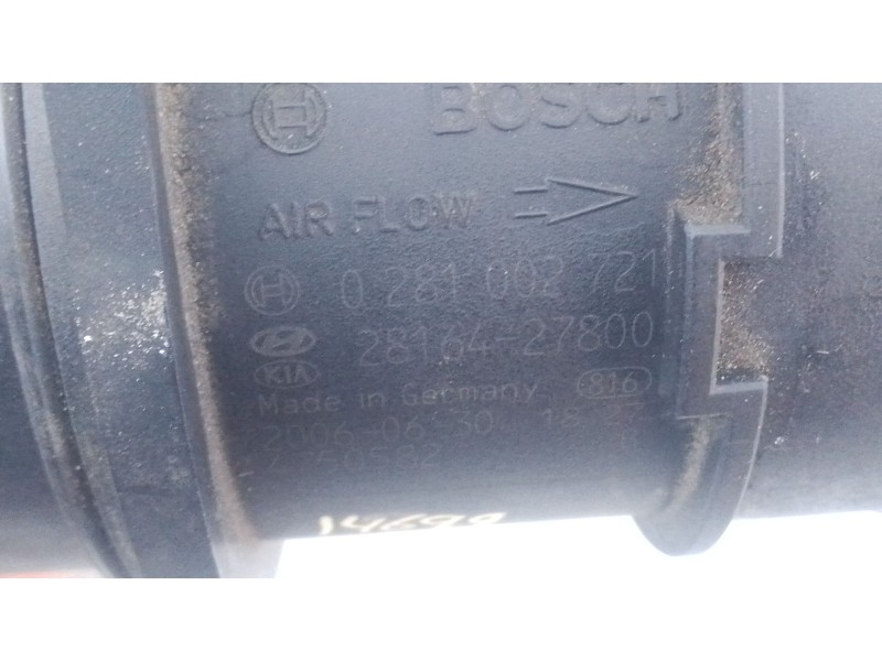 Recambio de caudalimetro para hyundai santa fé ii (cm) 2.2 crdi 4x4 referencia OEM IAM 2816427800  