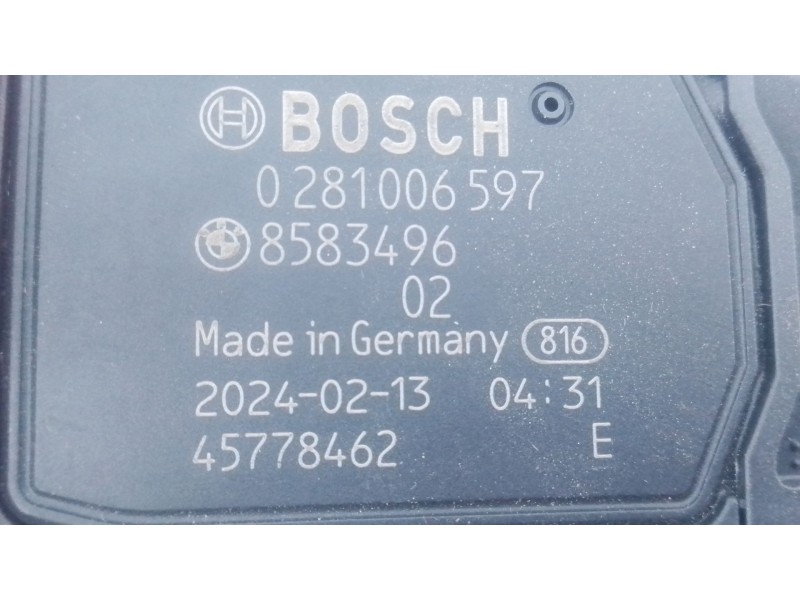 Recambio de caudalimetro para bmw 1 (f40) 118 i referencia OEM IAM 858349602 0281006597 