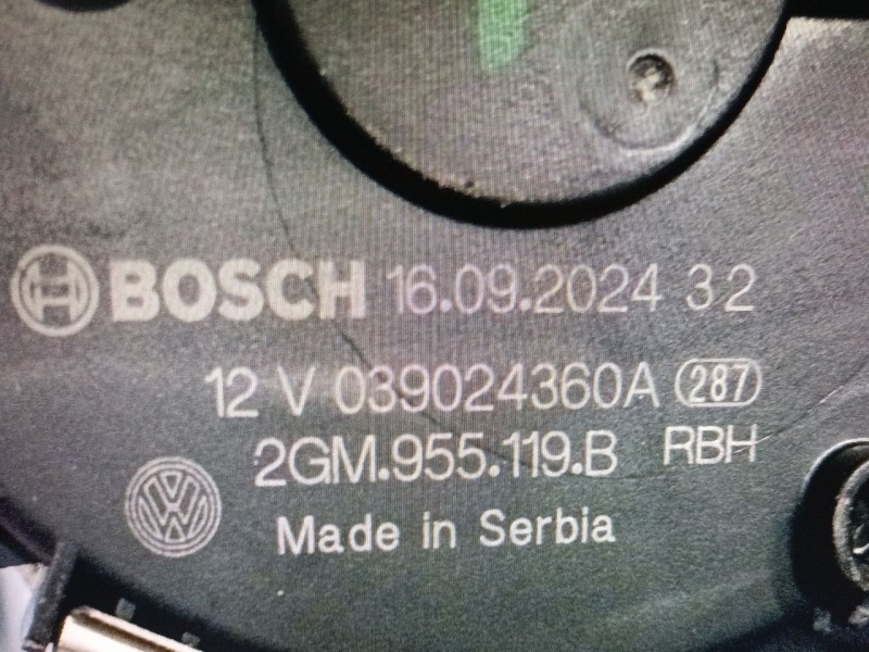 Recambio de motor limpia delantero para skoda scala (nw1) 1.0 tsi referencia OEM IAM 2GM955119B  