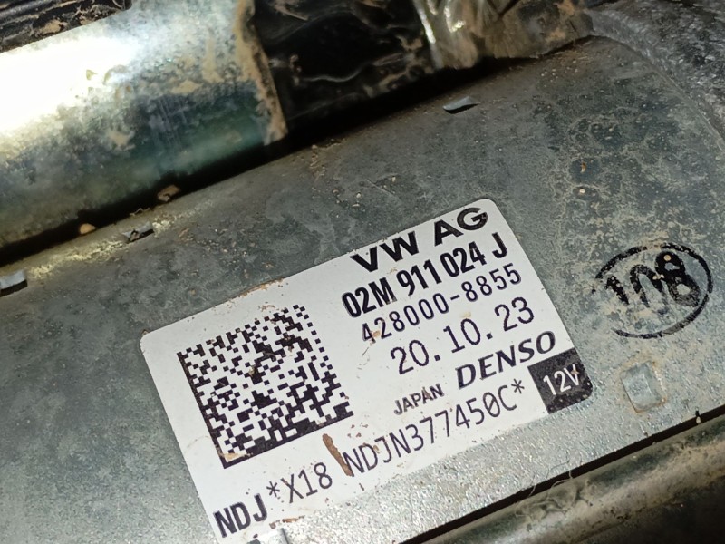 Recambio de motor arranque para skoda kamiq (nw4) 1.0 tsi referencia OEM IAM 02M911024J  