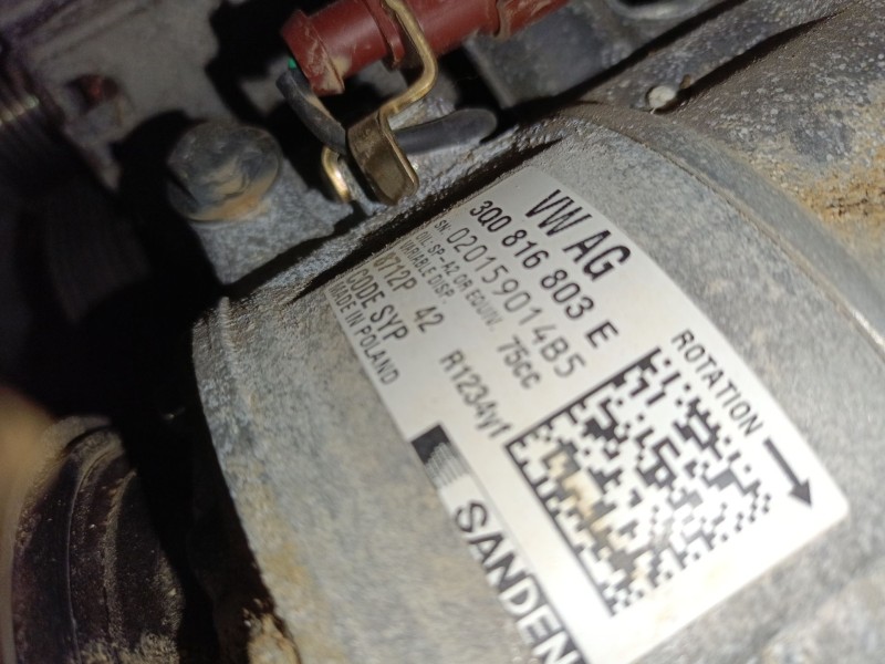 Recambio de compresor aire acondicionado para skoda kamiq (nw4) 1.0 tsi referencia OEM IAM   