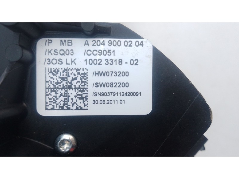 Recambio de anillo airbag para mercedes-benz clase glk (w204) glk glk 220 cdi 4-matic be edición limitada (204.984) referencia O