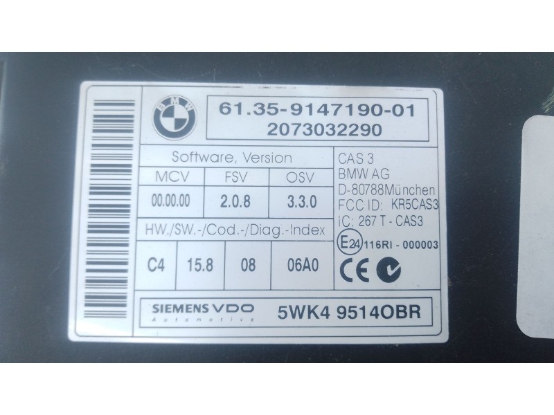 Recambio de modulo electronico para bmw x5 (e70) 3.0sd referencia OEM IAM   