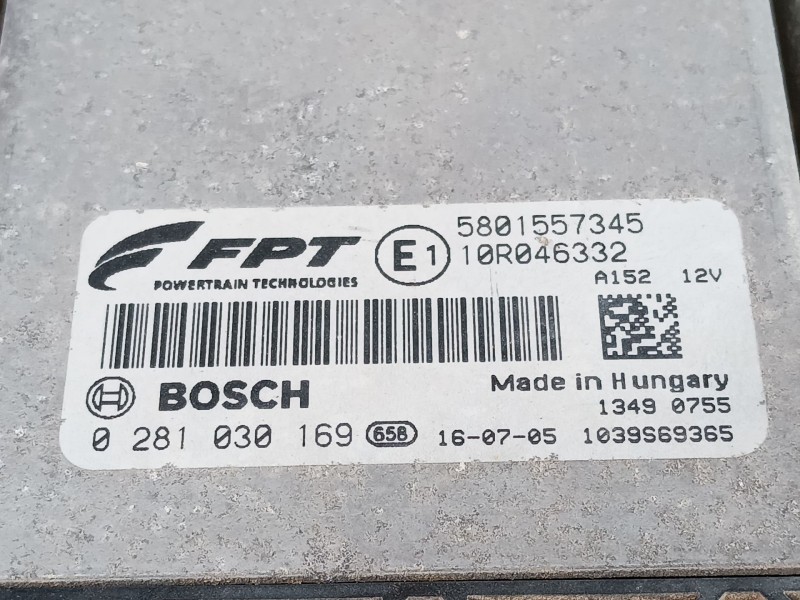 Recambio de centralita motor uce para iveco daily vi caja/chasis 33s13, 35s13, 35c13 referencia OEM IAM 5801557345 0281030169 