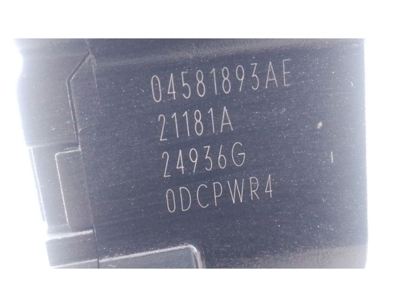 Recambio de pedal acelerador para jeep wrangler iv (jl) 2.0 t-gdi (jl72, jl74) referencia OEM IAM 04581893AE 21181A 