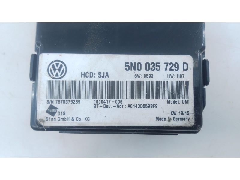 Recambio de modulo electronico para volkswagen tiguan (5n_) 2.0 tdi referencia OEM IAM   