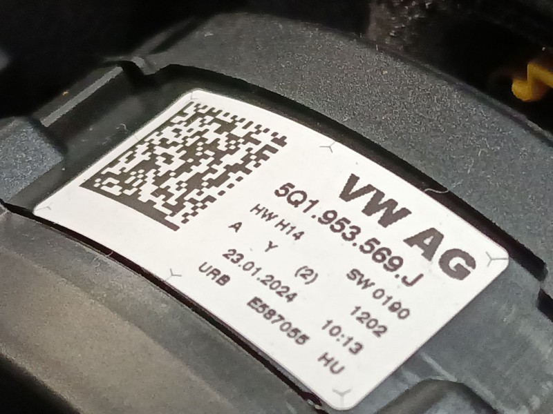 Recambio de anillo airbag para skoda karoq (nu7, nd7) 1.5 tsi referencia OEM IAM   