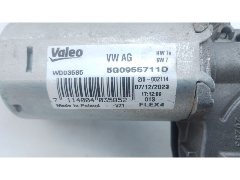 Recambio de motor limpia trasero para volkswagen t-cross (c11, d31) 1.0 tsi referencia OEM IAM 5G0955711D  