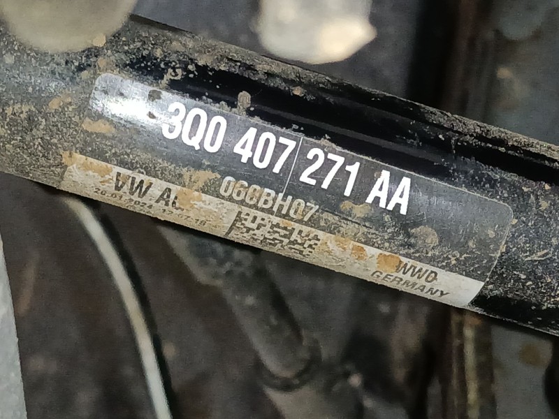 Recambio de transmision delantera izquierda para skoda karoq (nu7, nd7) 1.5 tsi referencia OEM IAM 3Q0407271AA  