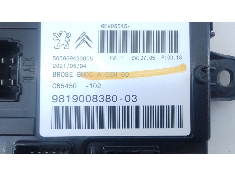 Recambio de modulo electronico para peugeot 3008 ii suv (mc_, mr_, mj_, m4_) 1.2 thp/ puretech 130 (mrhnsm, mrhnsu, mrhnsj, mrhn