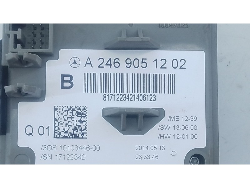 Recambio de antirrobo para mercedes-benz clase a (w176) a 180 cdi blueefficiency (176.012) referencia OEM IAM   