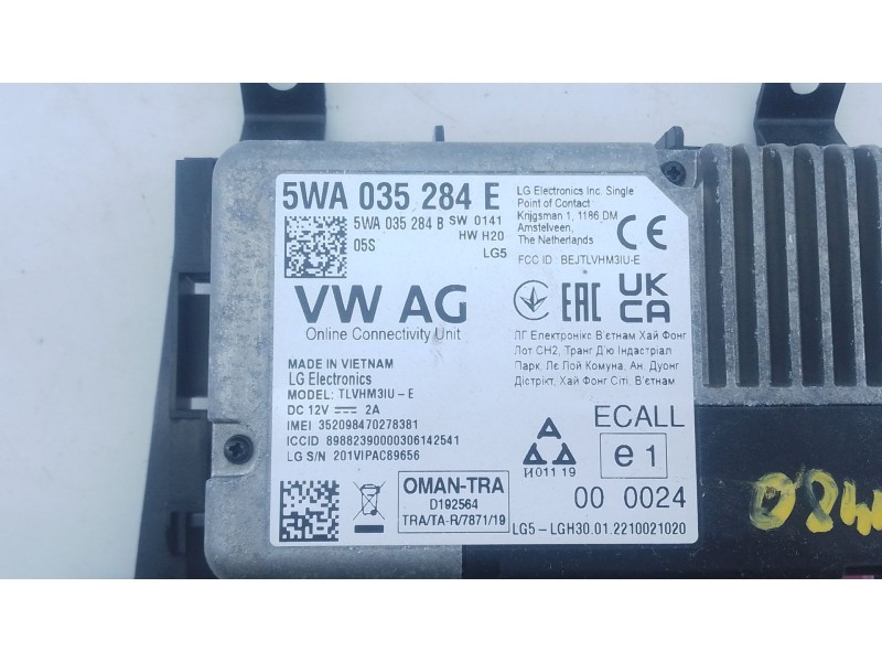 Recambio de modulo electronico para volkswagen t-cross (c11, d31) 1.0 tsi referencia OEM IAM   