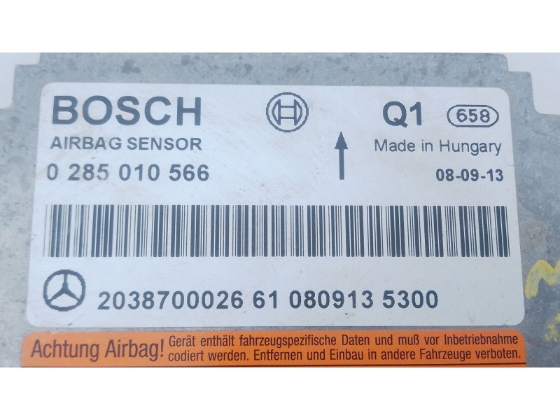 Recambio de centralita airbag para mercedes-benz clase clc (cl203) clc 180 compressor (203.746) referencia OEM IAM   