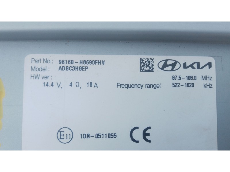 Recambio de sistema navegacion gps para kia stonic (yb) 1.0 t-gdi eco-dynamics+ referencia OEM IAM   
