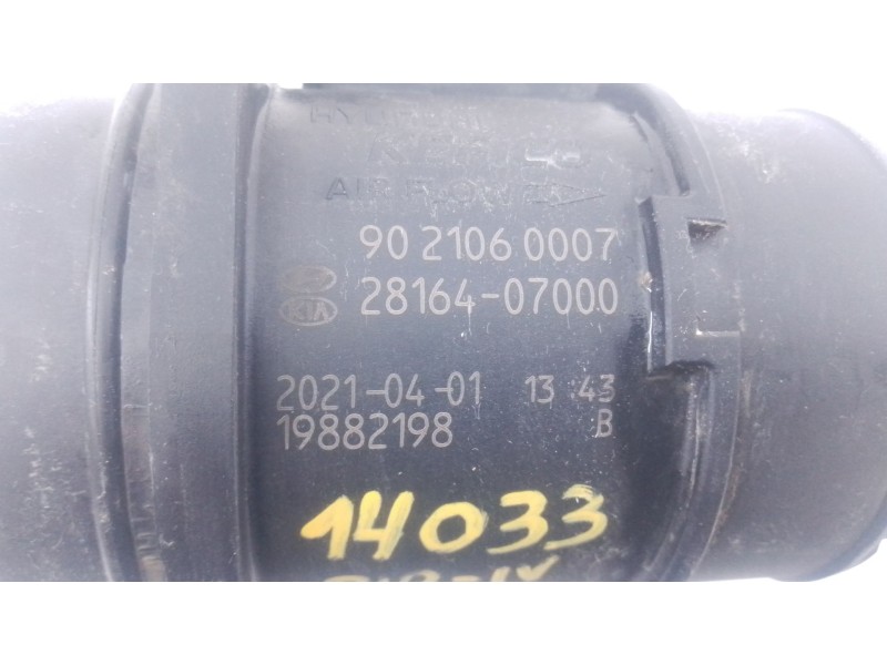 Recambio de caudalimetro para kia rio iv (yb, sc, fb) 1.2 cvvt referencia OEM IAM 9021060007 2816407000 