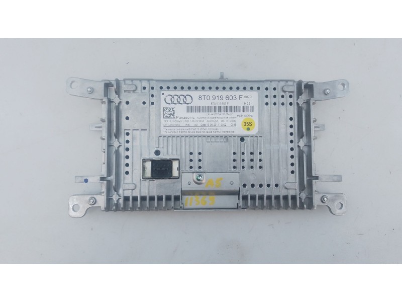 Recambio de sistema audio / radio cd para audi a5 sportback (8t) 2.0 tdi (105kw) referencia OEM IAM   