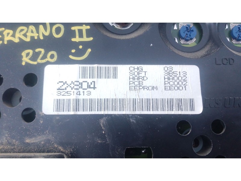 Recambio de cuadro instrumentos para nissan terrano ii (r20) 2.7 tdi 4wd referencia OEM IAM 3251413  