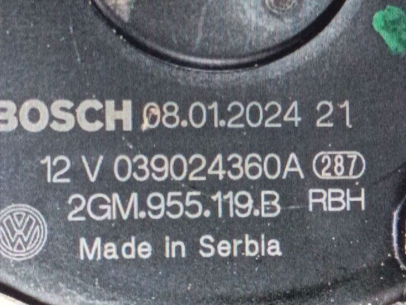 Recambio de motor limpia delantero para skoda kamiq (nw4) 1.0 tsi referencia OEM IAM 2GM955119B  