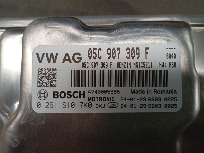 Recambio de centralita motor uce para skoda kamiq (nw4) 1.0 tsi referencia OEM IAM 05C907309F 0261S107K0 