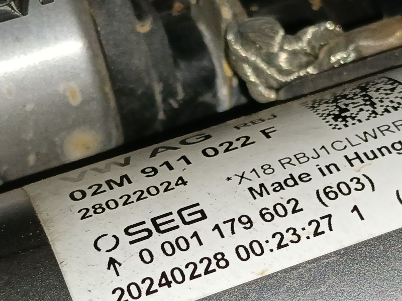 Recambio de motor arranque para skoda kamiq (nw4) 1.0 tsi referencia OEM IAM 02M911022F  