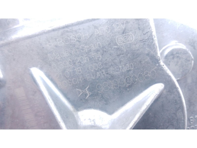 Recambio de motor limpia trasero para peugeot 208 ii (ub_, up_, uw_, uj_) e-208 referencia OEM IAM 9819900080  