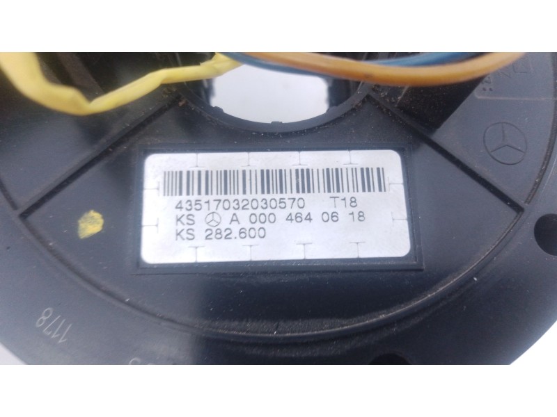 Recambio de anillo airbag para mercedes-benz clase c (w203) berlina 220 cdi (203.006) referencia OEM IAM A2095400345 A0004640618