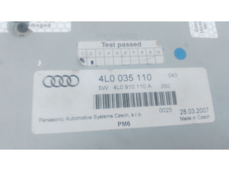 Recambio de sistema navegacion gps para audi q7 (4l) 4.2 tdi (240kw) referencia OEM IAM   