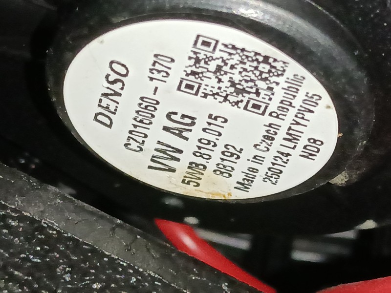 Recambio de ventilador calefaccion para skoda karoq (nu7, nd7) 1.5 tsi referencia OEM IAM   