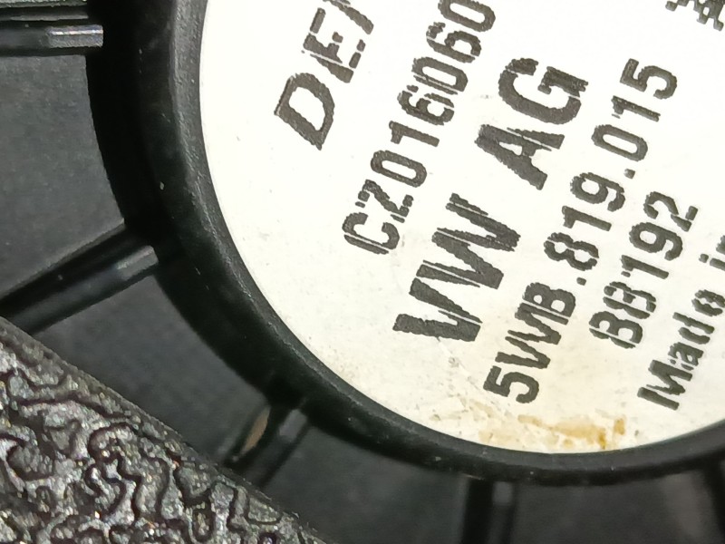 Recambio de ventilador calefaccion para skoda karoq (nu7, nd7) 1.5 tsi referencia OEM IAM 5WB919015  