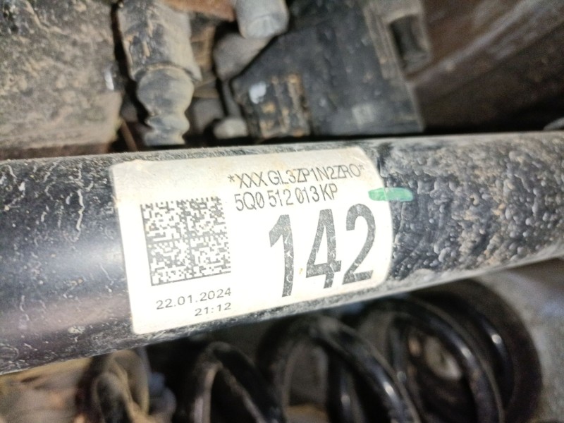 Recambio de amortiguador trasero izquierdo para skoda karoq (nu7, nd7) 1.5 tsi referencia OEM IAM 5Q0512013KP  