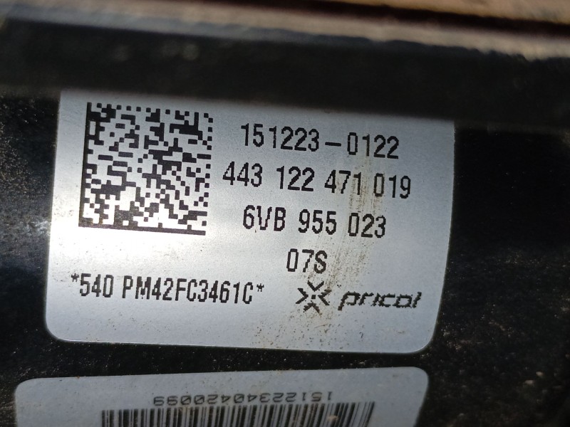 Recambio de motor limpia delantero para skoda fabia iv (pj3) 1.0 tsi referencia OEM IAM 6VB955023  