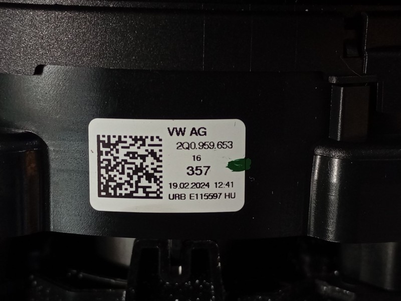 Recambio de anillo airbag para skoda fabia iv (pj3) 1.0 tsi referencia OEM IAM 2Q0959653  