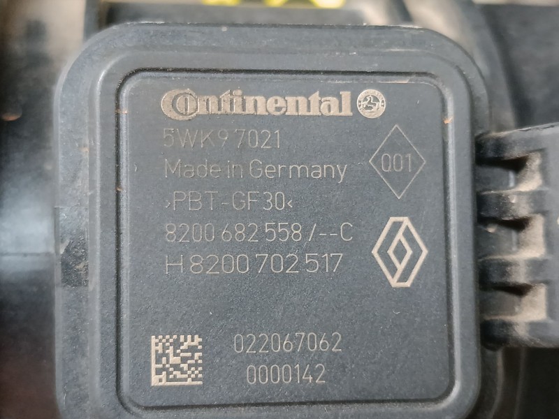 Recambio de caudalimetro para nissan nv200 furgoneta 1.5 dci 90 (m20, m20m) referencia OEM IAM 5WK97021 8200682558 