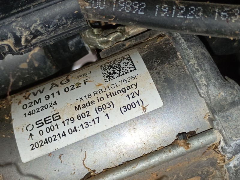 Recambio de motor arranque para skoda fabia iv (pj3) 1.0 tsi referencia OEM IAM   