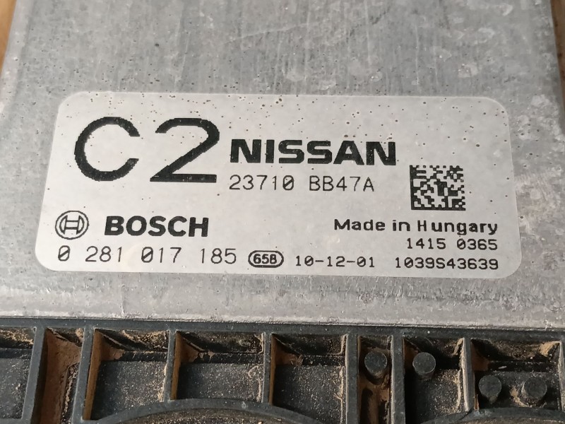 Recambio de centralita motor uce para nissan qashqai i (j10, nj10) 2.0 dci a las 4 ruedas referencia OEM IAM   