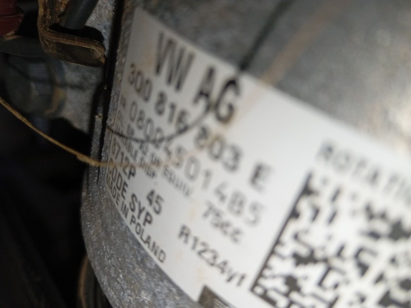 Recambio de compresor aire acondicionado para skoda fabia iv (pj3) 1.0 tsi referencia OEM IAM 3Q0816803E  