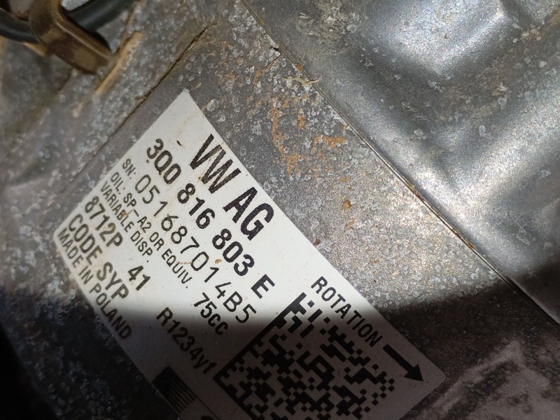 Recambio de compresor aire acondicionado para skoda karoq (nu7, nd7) 1.5 tsi referencia OEM IAM   