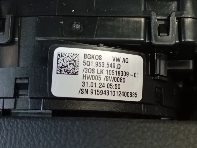 Recambio de anillo airbag para skoda octavia iv (nx3, nn3, pv3) 2.0 tdi referencia OEM IAM 5Q1953549D  