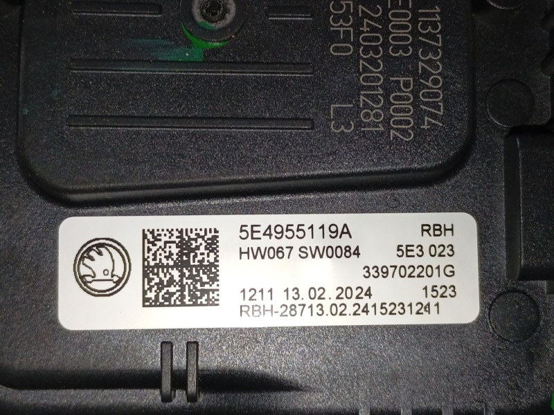 Recambio de motor limpia delantero para skoda octavia iv (nx3, nn3, pv3) 2.0 tdi referencia OEM IAM 5E4955119A  