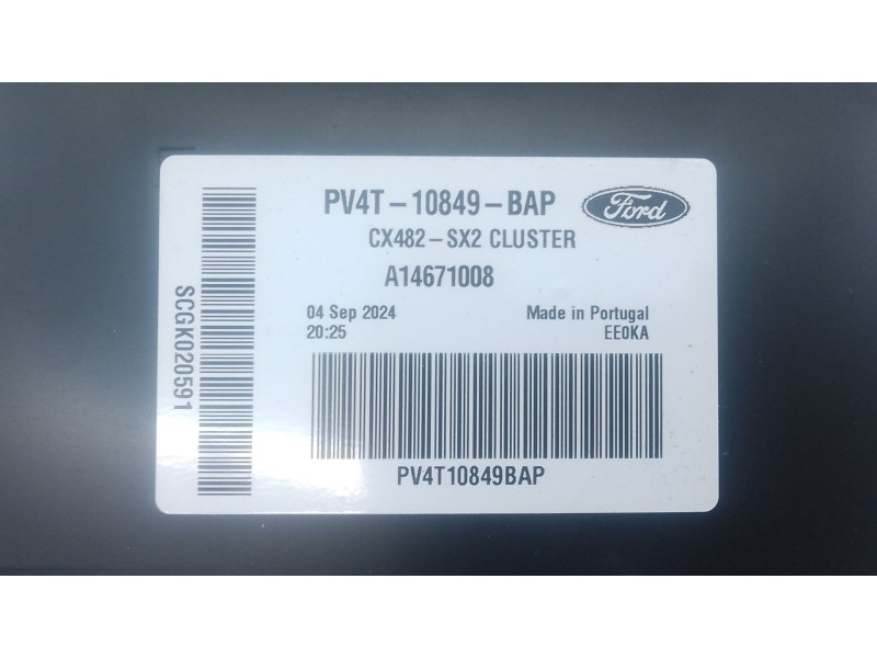 Recambio de cuadro instrumentos para ford kuga iii (dfk) 2.5 duratec plug-in-hybrid referencia OEM IAM PV4T10849BAP  