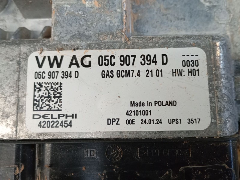 Recambio de centralita motor uce para volkswagen polo vi (aw1, bz1, ae1) 1.0 tsi referencia OEM IAM   