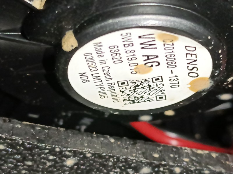 Recambio de ventilador calefaccion para skoda karoq (nu7, nd7) 1.5 tsi referencia OEM IAM   