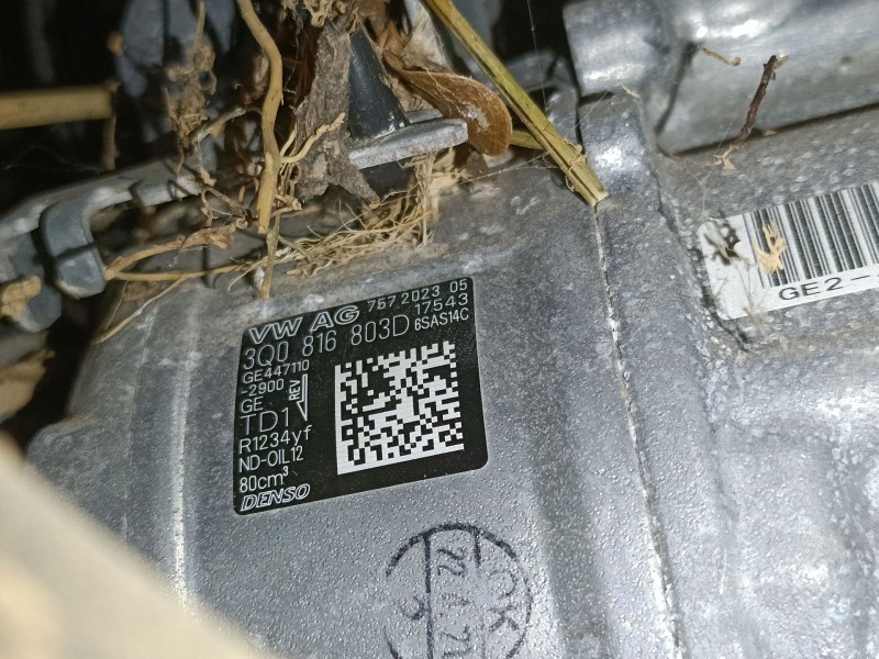 Recambio de compresor aire acondicionado para skoda karoq (nu7, nd7) 1.5 tsi referencia OEM IAM   