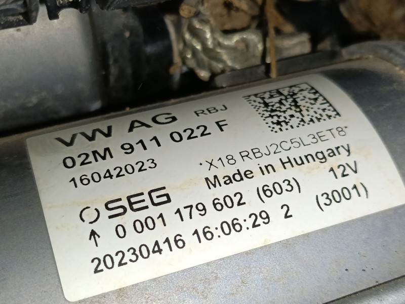 Recambio de motor arranque para skoda karoq (nu7, nd7) 1.5 tsi referencia OEM IAM   
