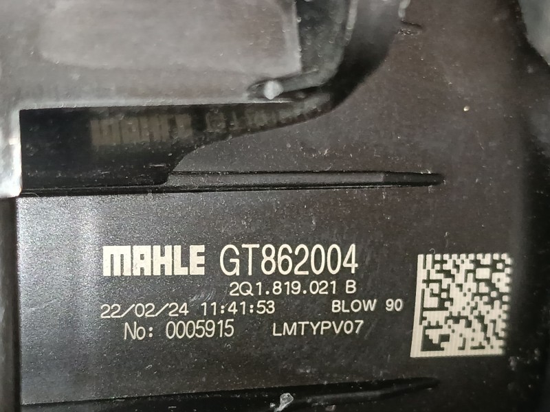 Recambio de ventilador calefaccion para volkswagen polo vi (aw1, bz1, ae1) 1.0 tsi referencia OEM IAM 2Q1819021B  