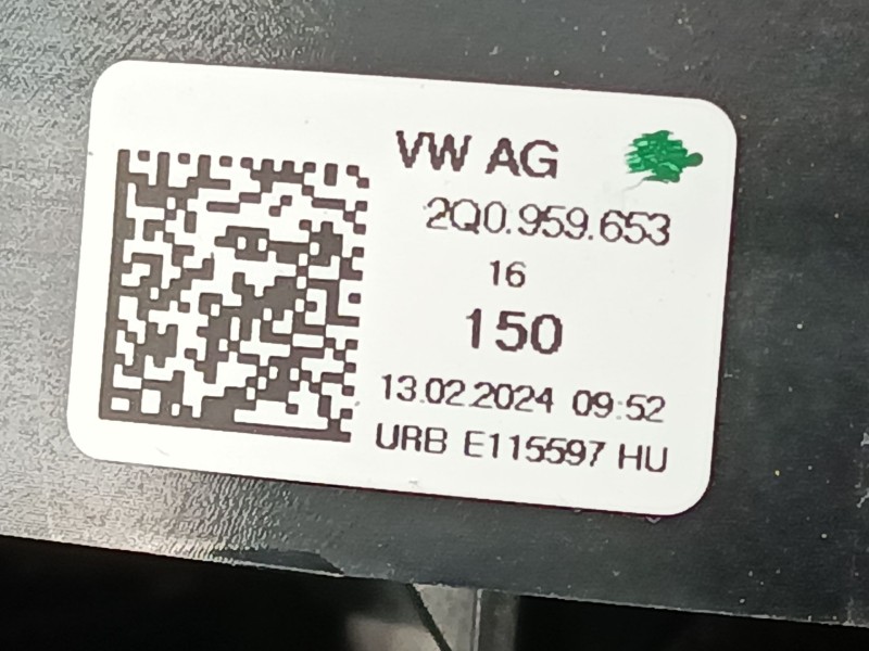 Recambio de anillo airbag para volkswagen polo vi (aw1, bz1, ae1) 1.0 tsi referencia OEM IAM 2Q0959653  