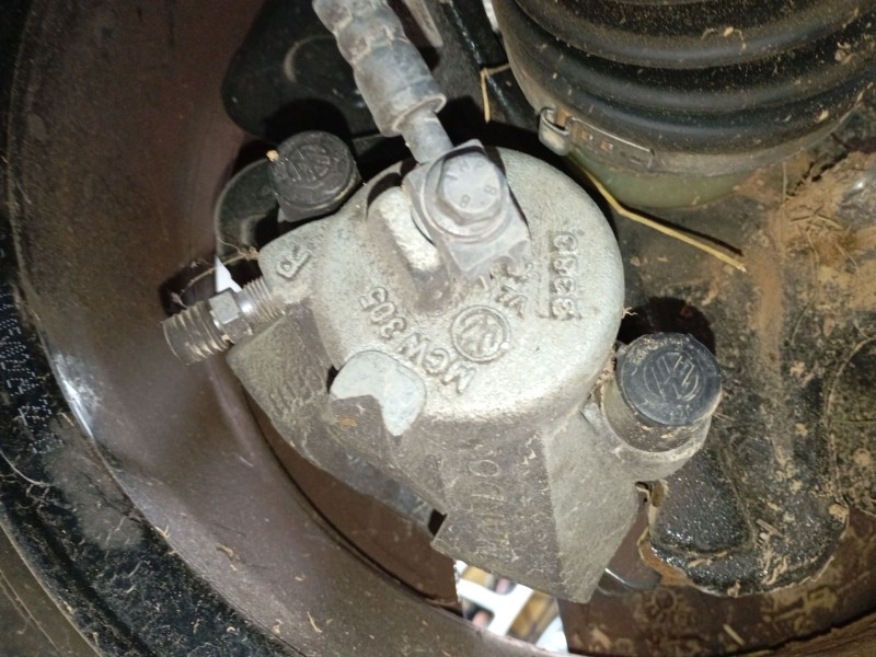 Recambio de pinza freno delantera derecha para volkswagen polo vi (aw1, bz1, ae1) 1.0 tsi referencia OEM IAM   