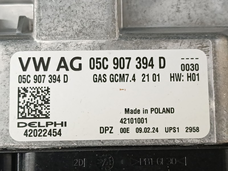 Recambio de centralita motor uce para volkswagen polo vi (aw1, bz1, ae1) 1.0 tsi referencia OEM IAM 05C907394D 42022454 