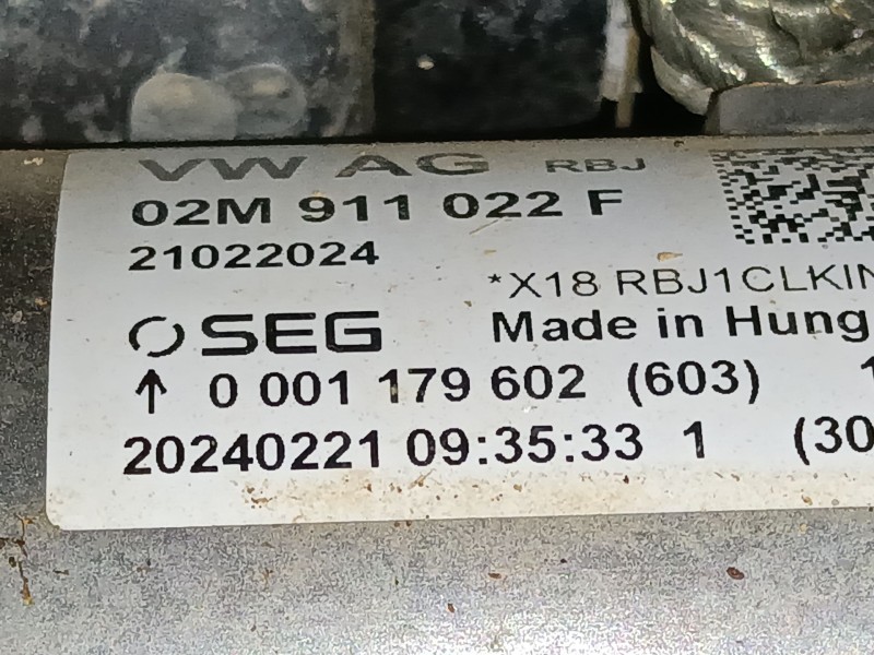 Recambio de motor arranque para volkswagen polo vi (aw1, bz1, ae1) 1.0 tsi referencia OEM IAM   